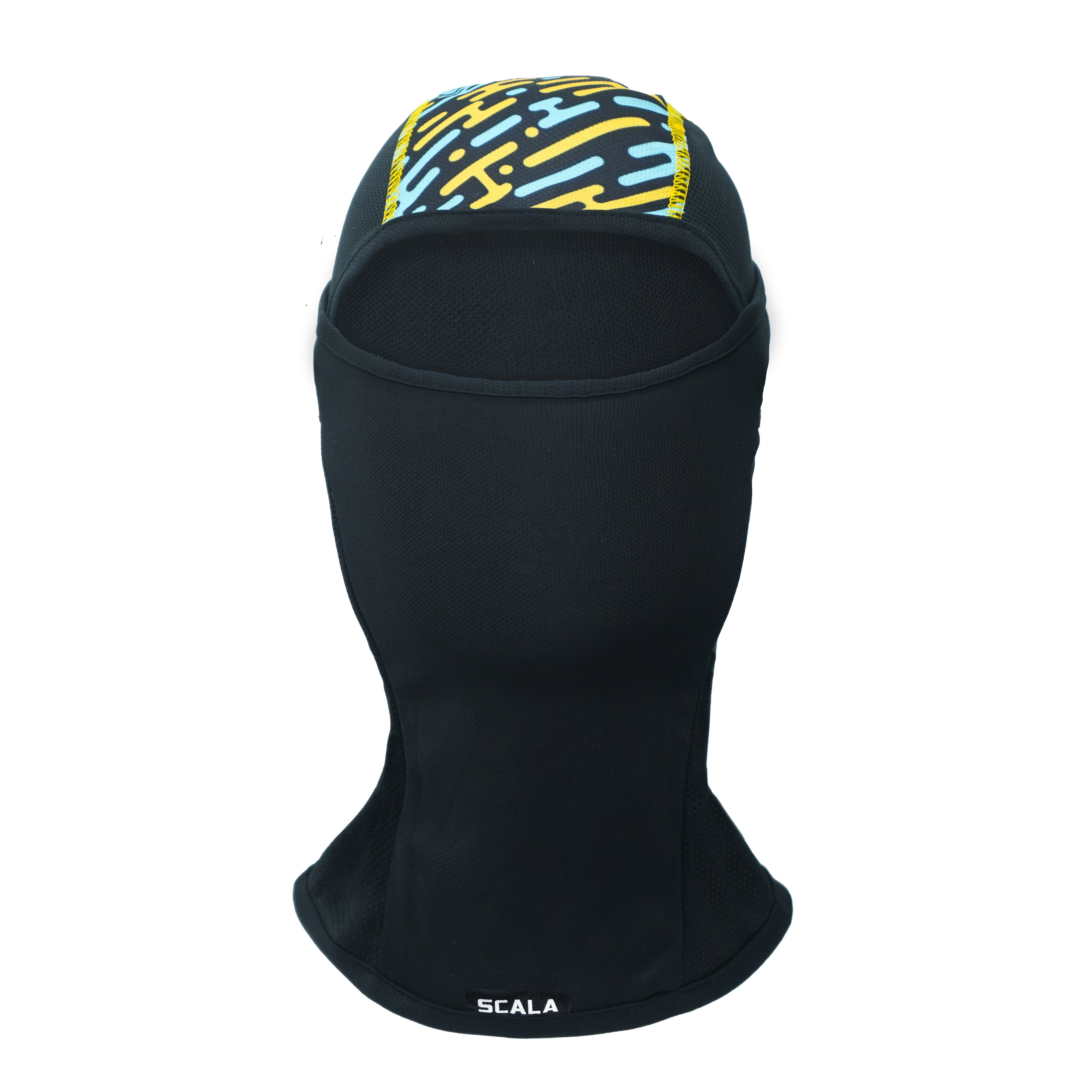 CoolKnit Multipanel Balaclava: Blue Yellow
