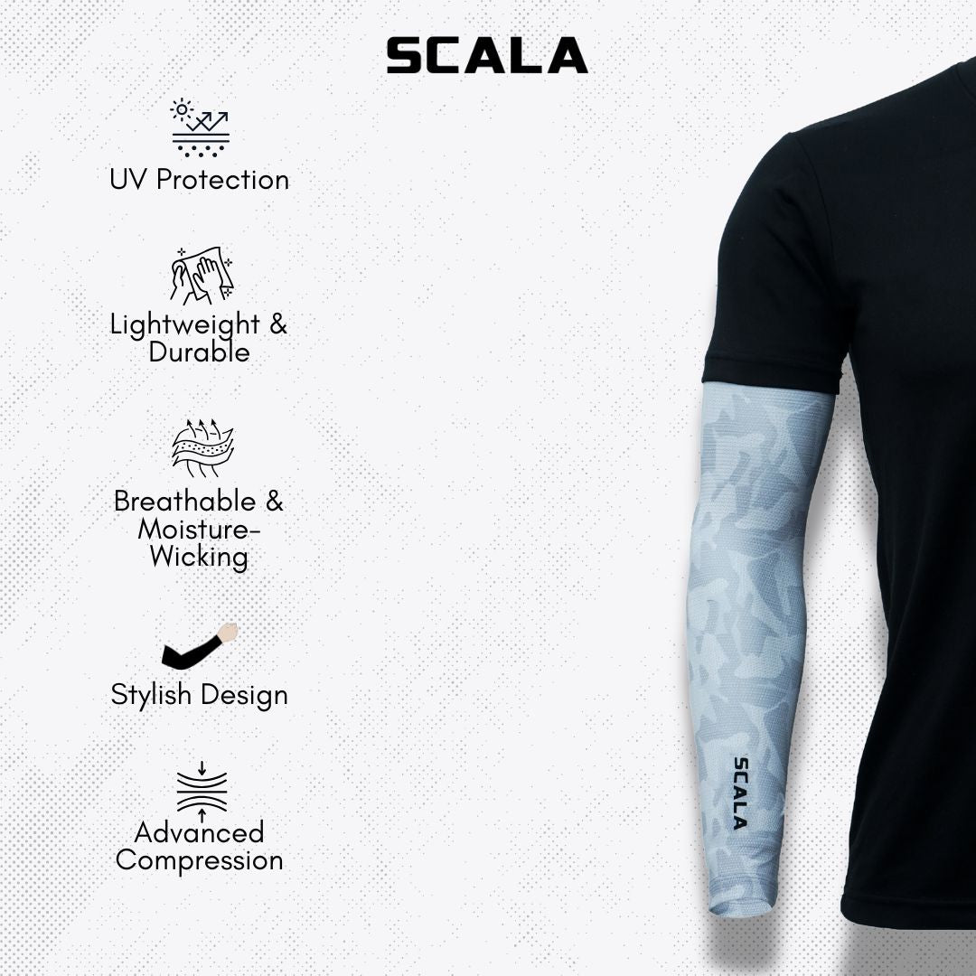 Air-X Arm Sleeves- Light Gray