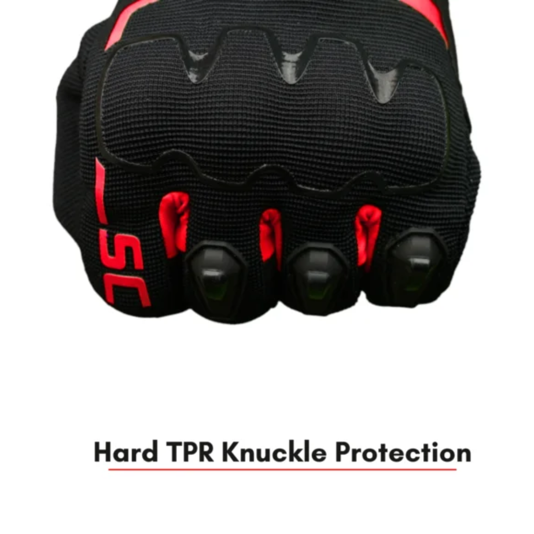 Scala Atlas Glove - Black-Red