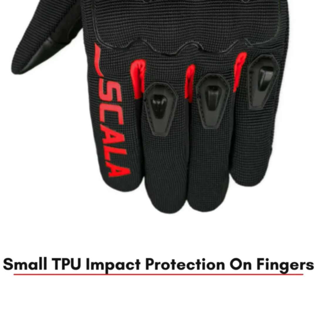 Scala Atlas Glove - Black-Red