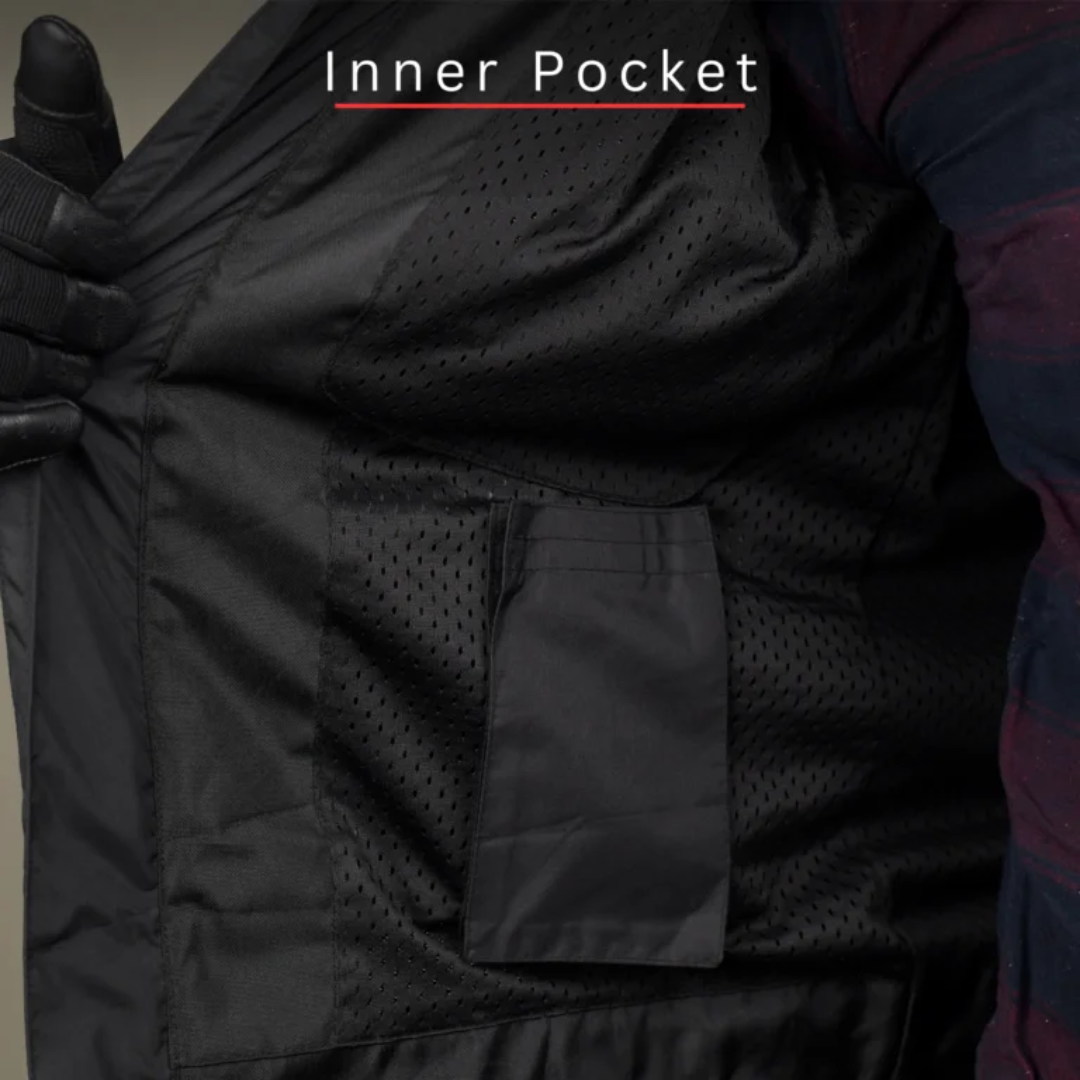 Scala Blaze Riding Jacket - Black and Neon