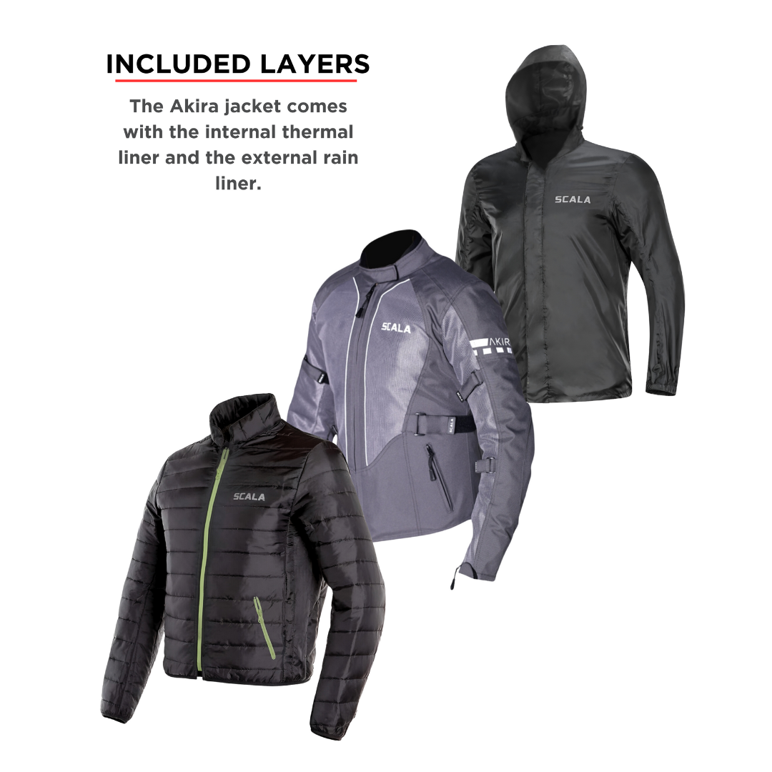 Scala Akira V2 Women Riding Jacket - Gray