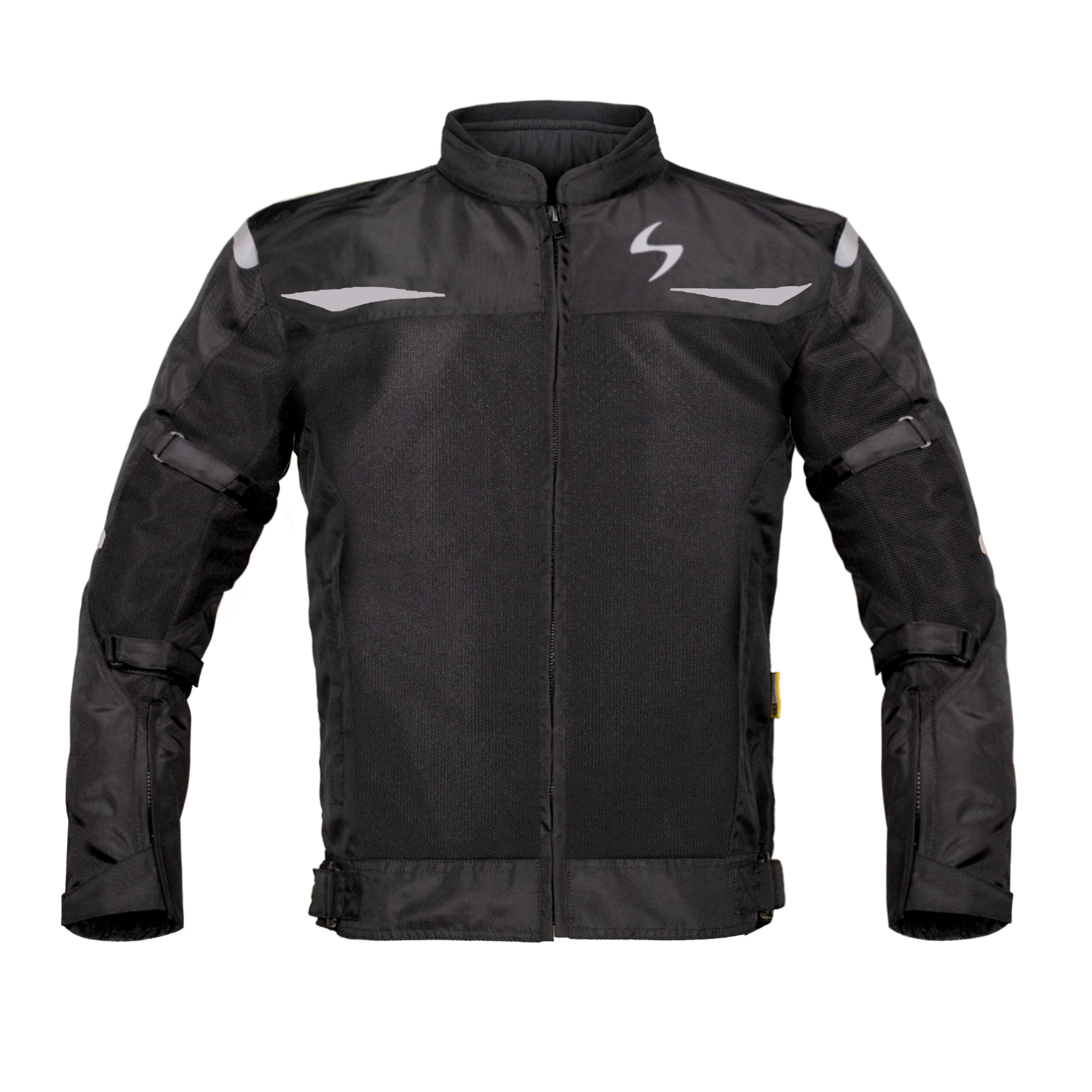 Scala Blaze Riding Jacket - Black and Neon
