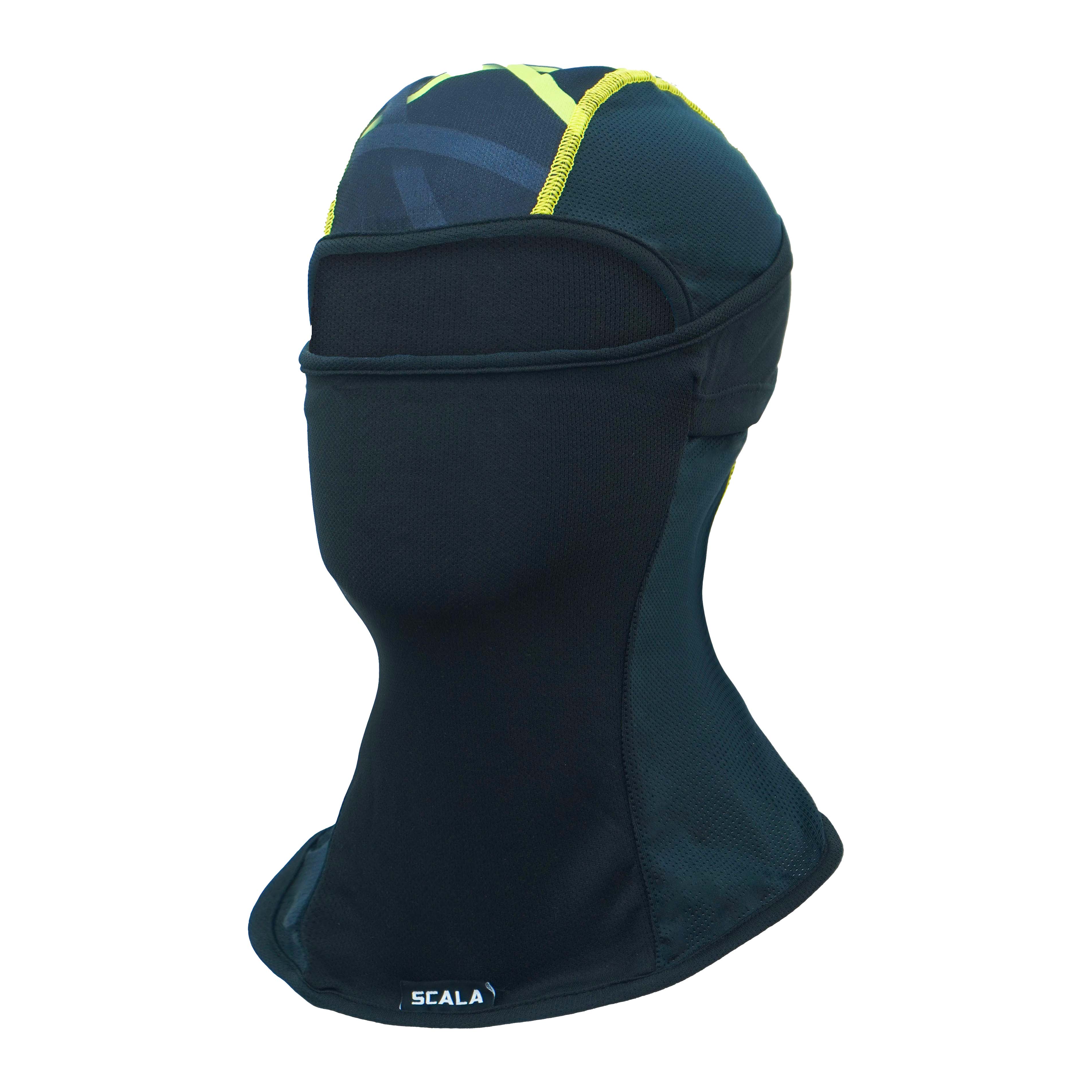 CoolKnit Multipanel Balaclava: Black Neon