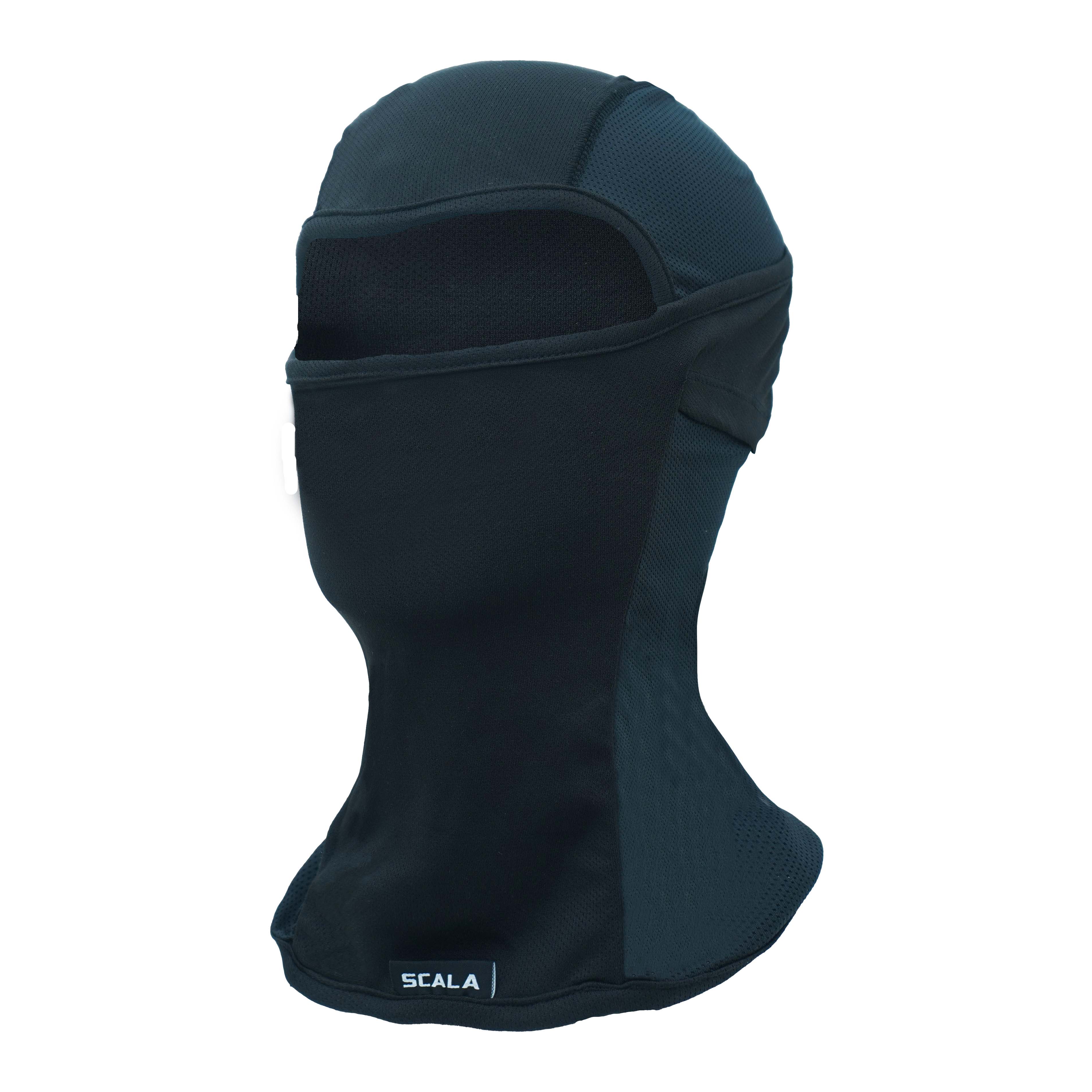 CoolKnit Multipanel Balaclava: Black Neon