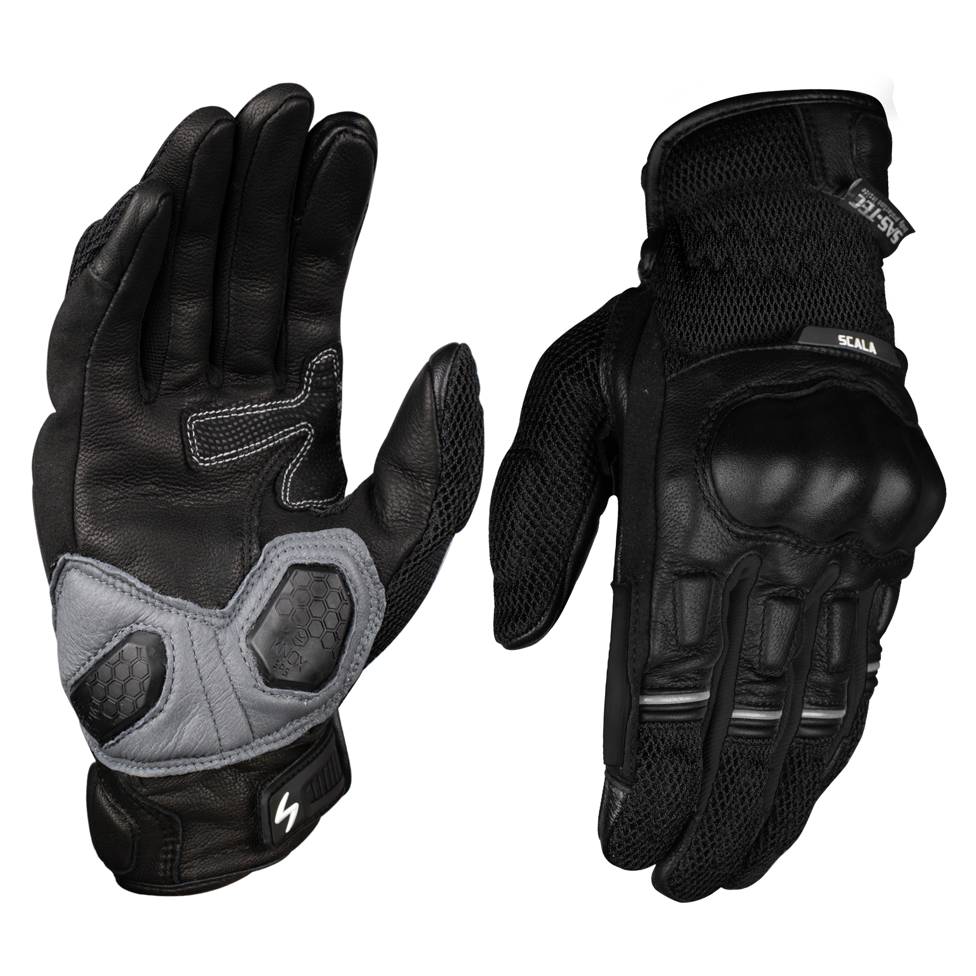 Scala Viper Glove - Black Neon