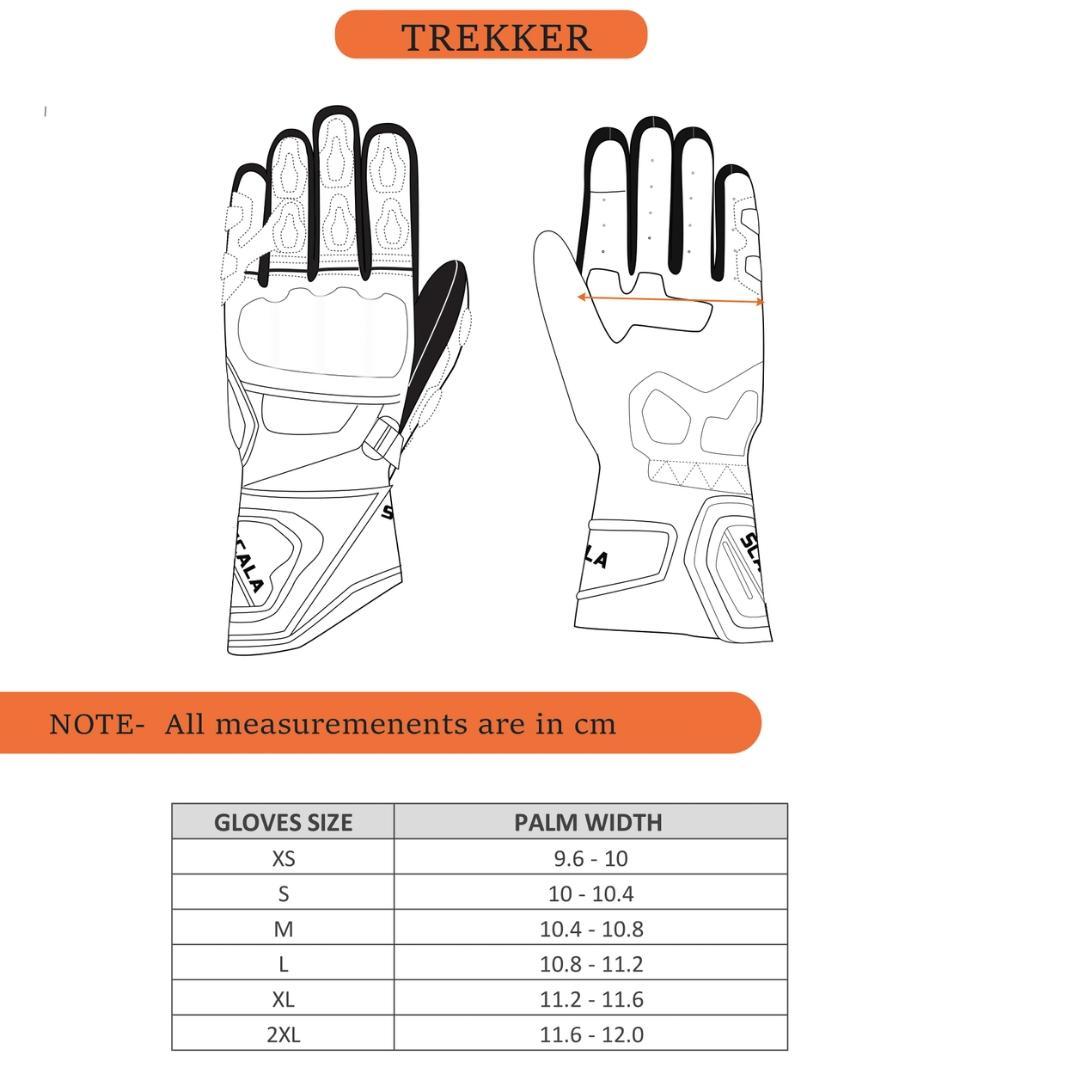 Scala Trekker Glove - Black Neon