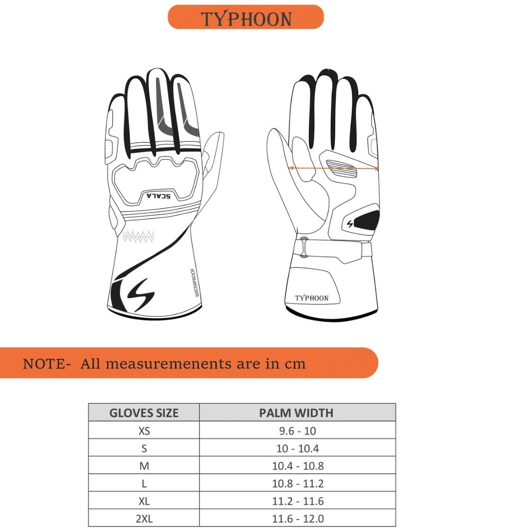 Scala Typhoon Waterproof Glove - Black