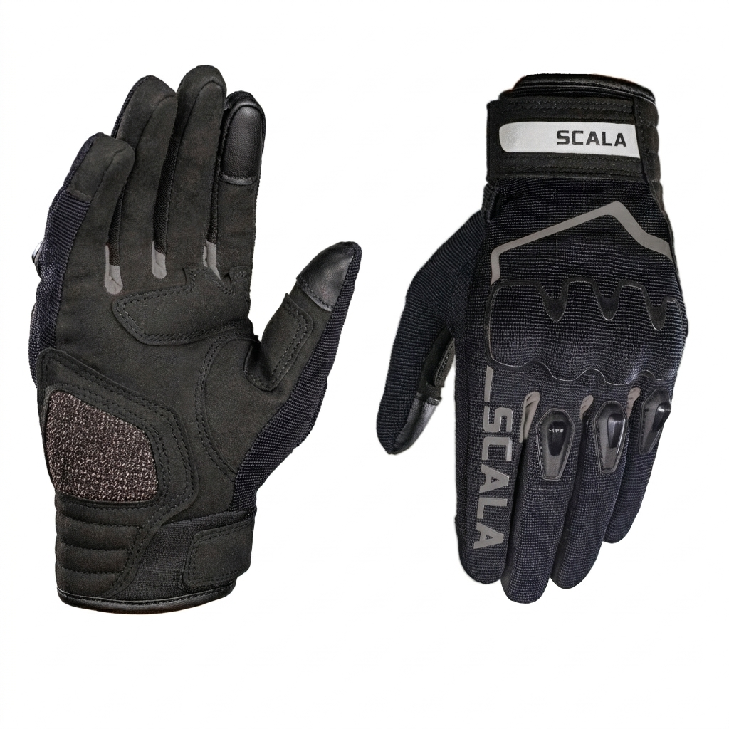 Scala Atlas Glove - Black-White