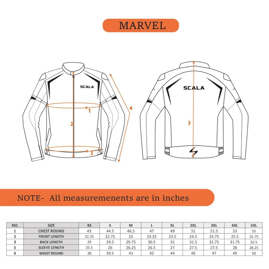 Scala Marvel V2 Riding Jacket - Black and Gray