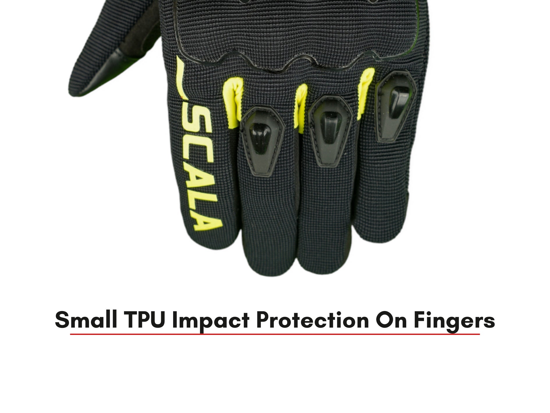 Scala Atlas Glove - Black Neon