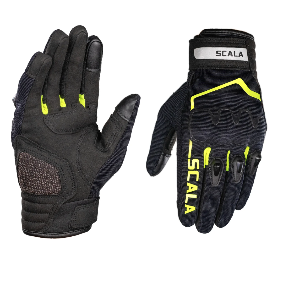 Scala Atlas Glove - Black Neon