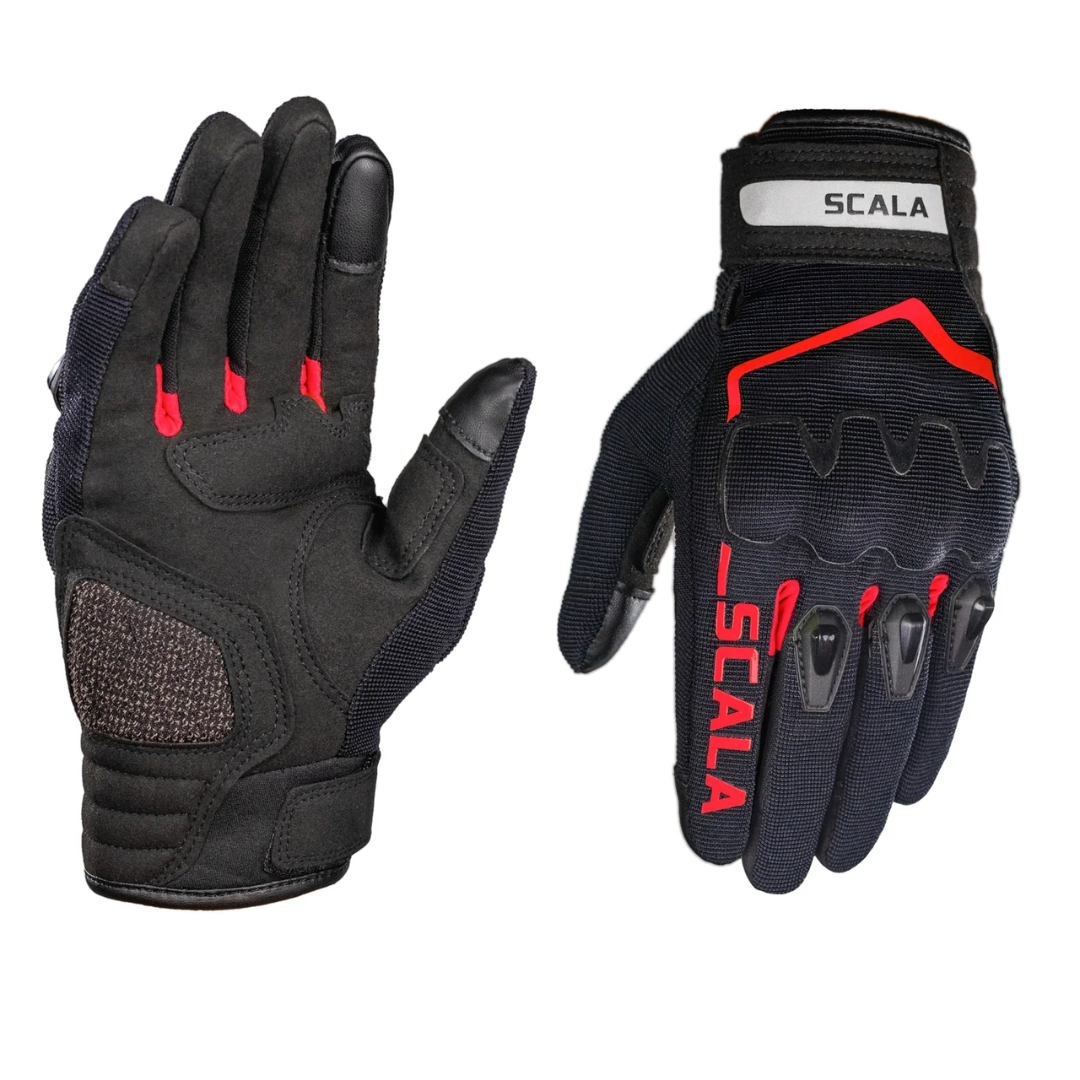 Scala Atlas Glove - Black-Red