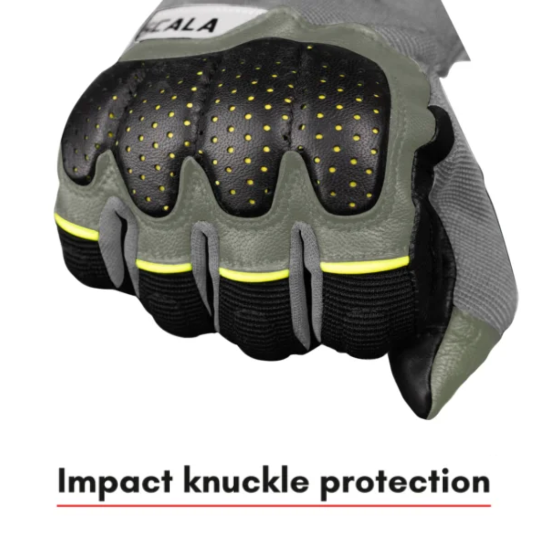 Scala Speed 2 Gloves - Olive Green
