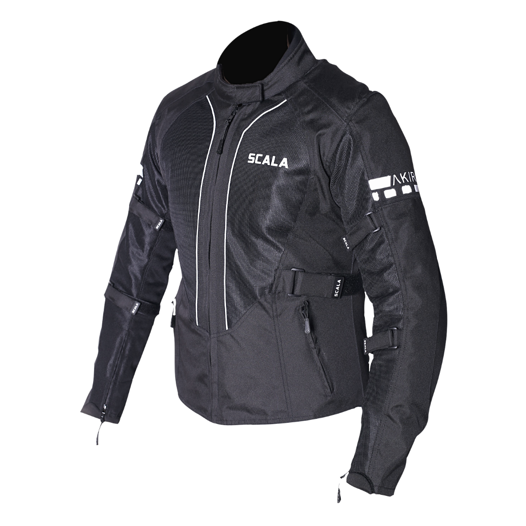 Scala Akira V2 Women Riding Jacket Black Scala Gears