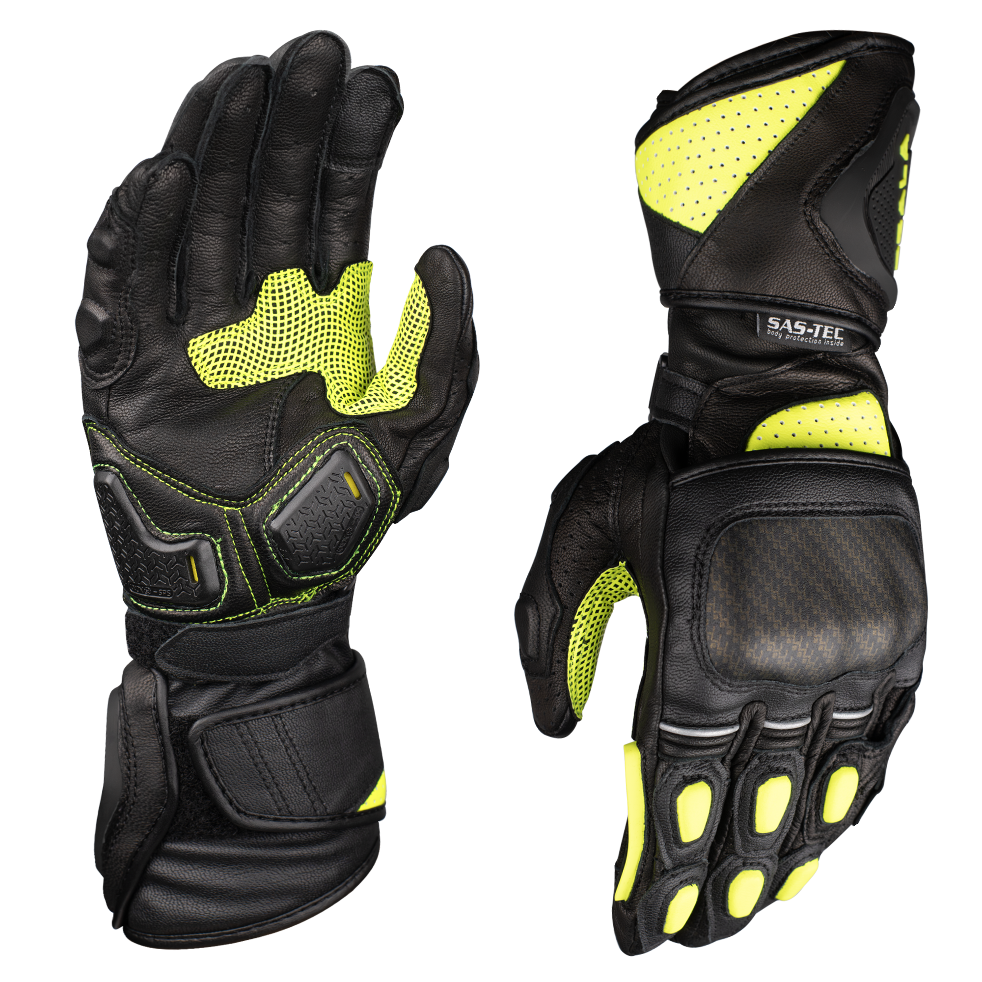 Scala Trekker Glove - Black Neon