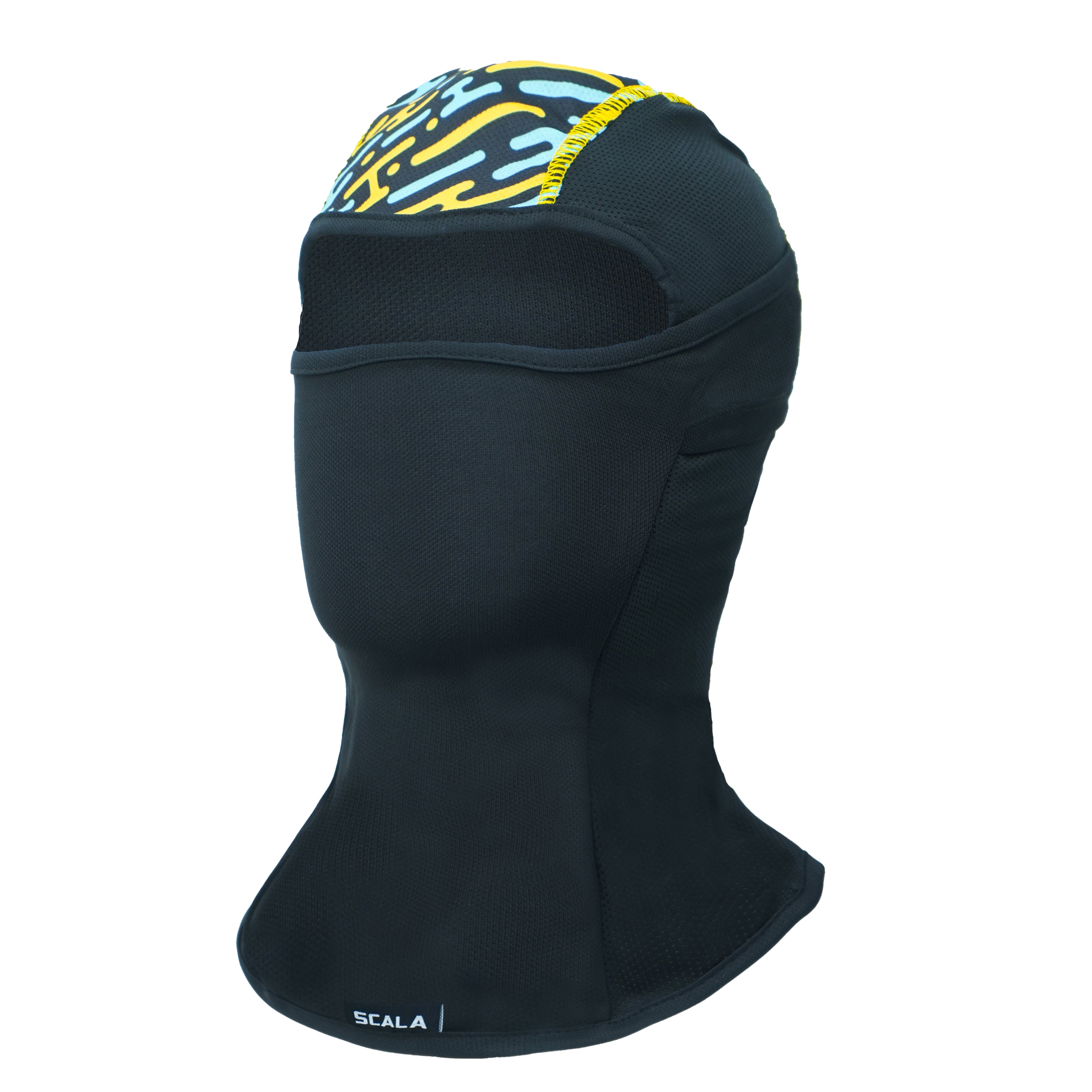 CoolKnit Multipanel Balaclava: Blue Yellow